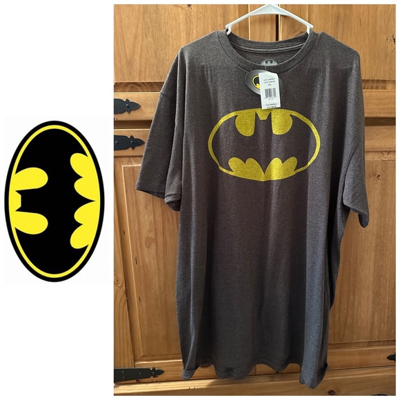 Batman Other - NWT, Mens Batman Shirt, 2XL